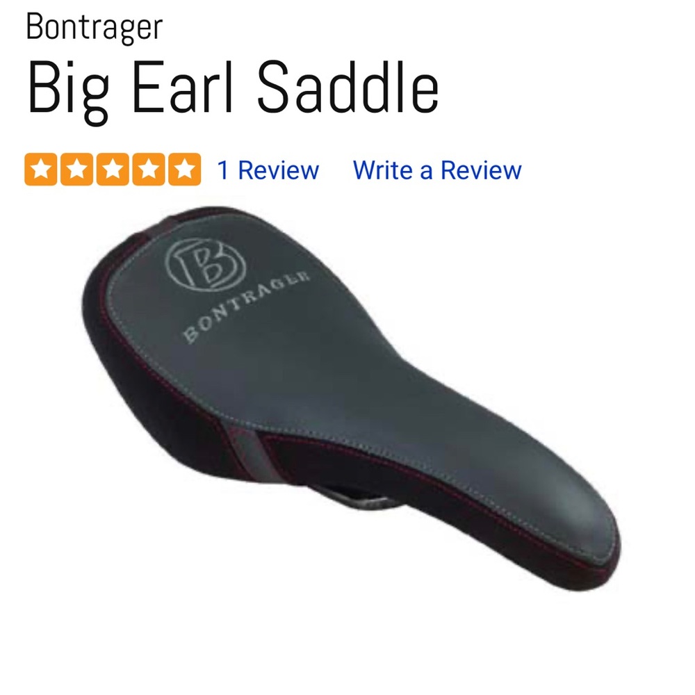 Bontrager Big Earl saddle